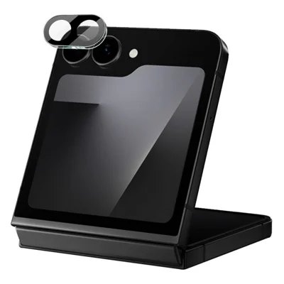 IMAK For Samsung Galaxy Z Flip7 FE 5G Tempered Glass Lens Film + Acrylic Cap (Black Version)