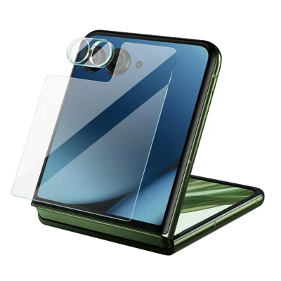 IMAK For Motorola Razr 70 Ultra Razr Ultra (2026) / Razr 60 Ultra 5G Razr Ultra (2025) / Razr 50 Ultra 5G Camera Lens Film + Tempered Glass Rear Screen Protector