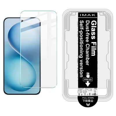 IMAK H Series For vivo S30 Pro mini 5G Tempered Glass Screen Protector Easy Installation Film with Auto Dust-Remove Tool Kit (Fingerprint Unlock)