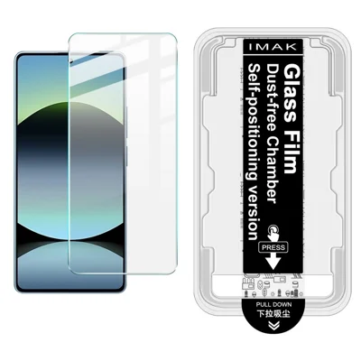 IMAK H Series For Xiaomi Redmi Note 14S 4G Tempered Glass Screen Protector Easy Installation Film with Auto Dust-Remove Tool Kit (Fingerprint Unlock)