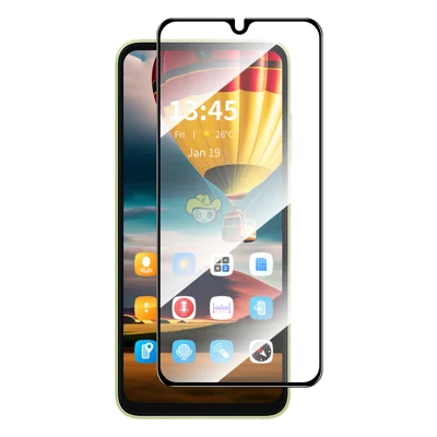ENKAY HAT PRINCE For Samsung Galaxy A27 5G Screen Protector 9H Silk Printing 0.26mm Tempered Glass - Transparent
