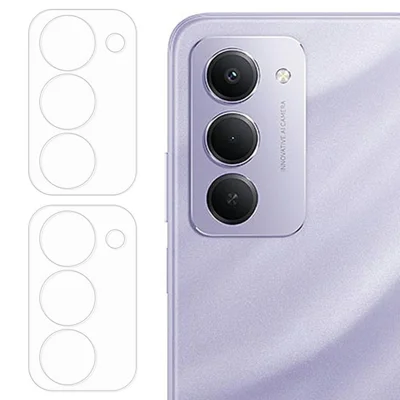 2Pcs For Xiaomi Redmi Note 15R / 15 4G (EU) (171mm) / 15 5G (EU) (171mm) Camera Lens Protector 3D Arc Edge Tempered Glass Lens Film - Transparent