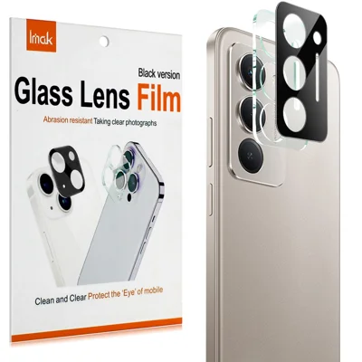IMAK For Xiaomi Redmi 15 4G (EU) (171mm) / 15 5G (EU) (171mm) Tempered Glass Lens Film + Acrylic Cap (Black Version)