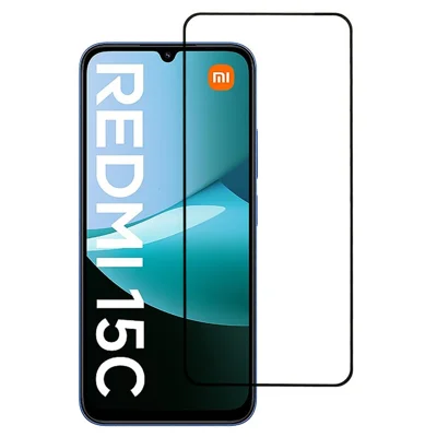For Xiaomi Redmi 15C 4G (Global) (171mm) / Poco C85 4G (171mm) Screen Protector Full Glue Silk Printing Tempered Glass Screen Film
