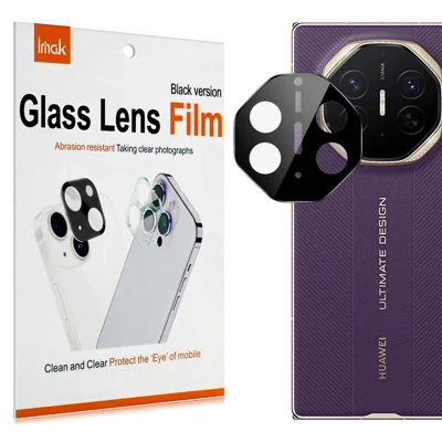 IMAK For Huawei Mate XTs Ultimate Camera Lens Protector Tempered Glass HD Clear Lens Film (Black Version)