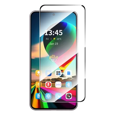 ENKAY HAT PRINCE For Honor X7d 5G / Honor 400 Smart 5G / 4G / X7d 4G Screen Protector   9H Silk Printing 0.26mm Tempered Glass - Transparent