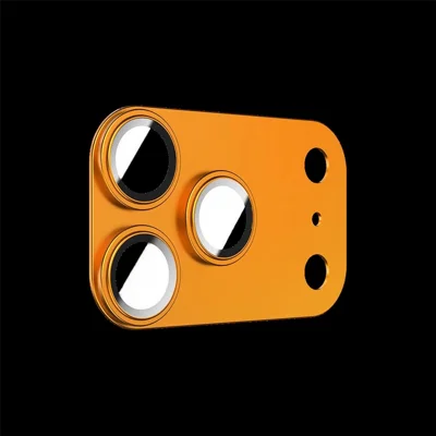BENKS For iPhone 17 Pro Max Camera Lens Protector Corning Gorilla Glass + Metal Full Cover Lens Film - Orange
