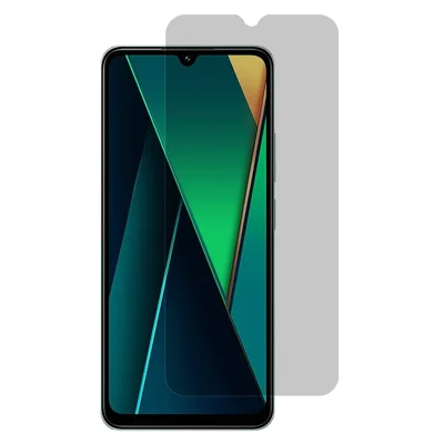 Anti-Spy Screen Protector For Motorola Moto G06 Power 4G / G06 4G / Xiaomi Poco C75 4G / Redmi 14R 5G / 14C 4G , High Aluminum-Silicon Glass Film No Black Edges