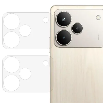 2Pcs For Realme P4 Pro 5G Camera Lens Protector 3D Arc Edge Anti-Scratch Tempered Glass Lens Film - Transparent