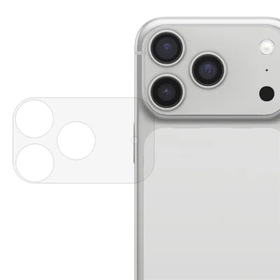 For iPhone 17 Pro Camera Lens Protector HD Clear High Aluminium-silicon Glass Lens Film with Base Protection