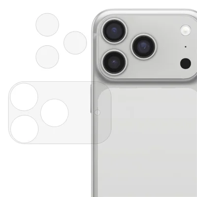 For iPhone 17 Pro Camera Lens Protector Tempered Glass Lens Film with Base Protection