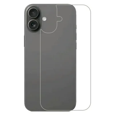 For iPhone 17 Tempered Glass Phone Back Protector 0.3mm Arc Edge HD Clear Back Film