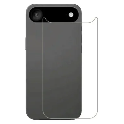 For iPhone Air Tempered Glass Phone Back Protector 0.3mm Arc Edge HD Clear Back Film