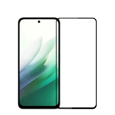 MOFI For Xiaomi Poco M7 Plus 5G / Xiaomi Redmi 15 4G (EU) (171mm) Screen Protector  9H Full Glue Full Coverage High Aluminum-Silicon Glass Film - Black
