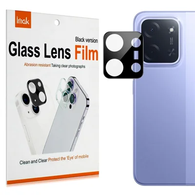 IMAK For Xiaomi Poco C85 4G (171mm)  /  (173mm) Camera Lens Protector Tempered Glass HD Clear Lens Film (Black Version)