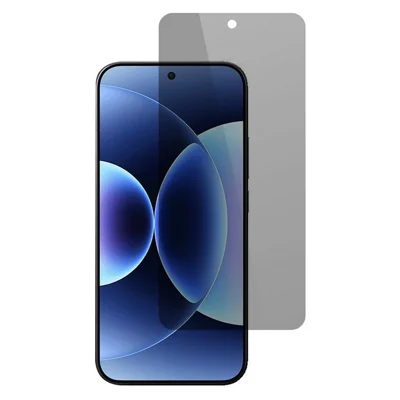 For Xiaomi 17 Pro Max Tempered Glass 180 Degree Anti-Peep Film Screen Protector Support Fingerprint Unlock