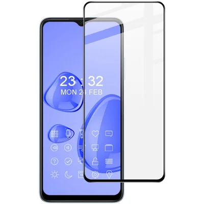 IMAK série Pro+ pour Oppo A17 4G / A17k 4G protecteur d'écran en verre trempé anti-explosion, film adhésif complet anti-rayures