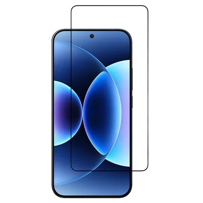 For Xiaomi 17 Pro Max Screen Protector Silk Printing Tempered Glass 0.18mm Ultra-Thin Film (Support Fingerprint Unlock)