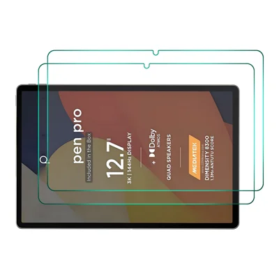ENKAY HAT PRINCE For Motorola Moto Pad 60 Pro 2Pcs Screen Protector   9H 2.5D 0.33mm High Aluminium-silicon Glass Film - Transparent
