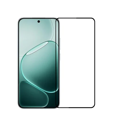 För Oppo A6 Pro 5G Härdat Glasfilm PINWUYO JK-serien-2 9H Helskärmsbeskydd - Svart
