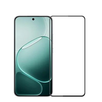 För Oppo A6 Pro 5G Härdat Glasfilm PINWUYO Explosionsäkert 9H 3D Helskärmsbeskydd - Svart