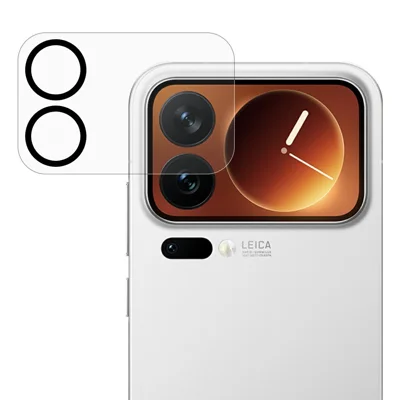 For Xiaomi 17 Pro Full Coverage Camera Lens Protector High Transparency Tempered Glass Lens Film with Large Black Rim