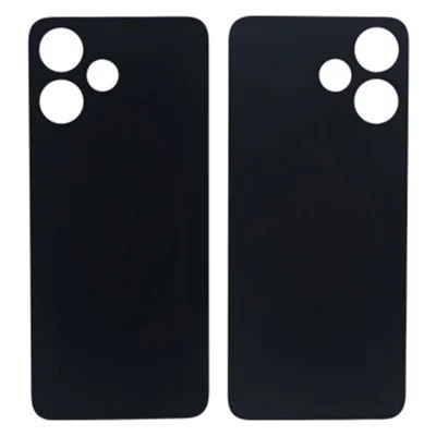 Capa de Bateria Traseira de Reposição para Xiaomi Redmi 12 5G (Global) - Preta (sem Logotipo)