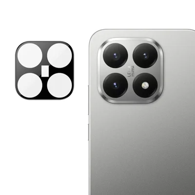 IMAK For Xiaomi 15T Camera Lens Protector Tempered Glass HD Clear Lens Film (Black Version)