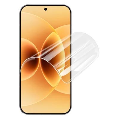 IMAK Hydrogel Film 4th For Xiaomi 17 / 17 Pro Full Screen Protector Ultra Clear Full Glue Soft TPU Film (Fingerprint Unlock) - Transparent