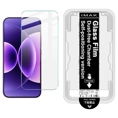 IMAK H Series For Xiaomi 17 Pro Max Tempered Glass Screen Protector Easy Installation Film with Auto Dust-Remove Tool Kit  (NOT Complete Covering) (Fingerprint Unlock)