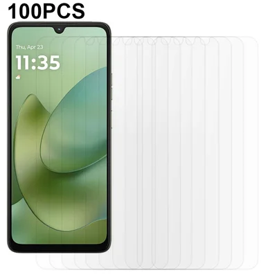 100 stuks voor Motorola Moto G06 4G / G06 Power 4G Screenprotector Volledige Lijm Anti-Kras Gehard Glasfolie (NIET Volledig Bedekkend)