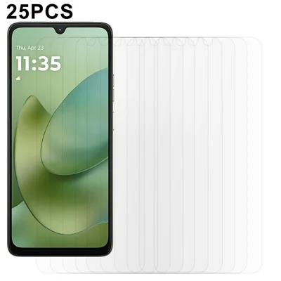 25 stuks voor Motorola Moto G06 4G / G06 Power 4G Screenprotector Volle Lijm Gehard Glas Hoge Definitie Folie (NIET Volledig Bedekkend)