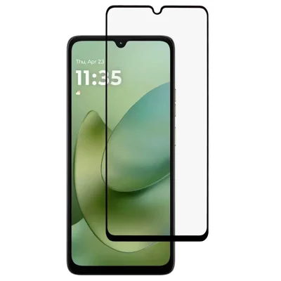 Protector de pantalla Motorola Moto G06 4G / G06 Power 4G Seda Impresión Pegamento completo Película de vidrio templado
