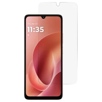 Protector de pantalla completo para Motorola Moto G06 4G / G06 Power 4G, película de vidrio de silicio de aluminio de alta calidad con borde curvo de 2,5D