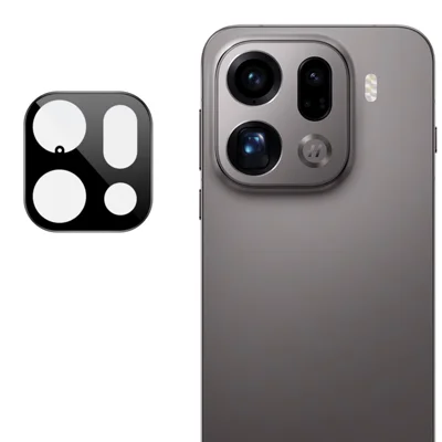 IMAK For Oppo Find X9 Pro 5G Camera Lens Protector Tempered Glass HD Clear Lens Film (Black Version)