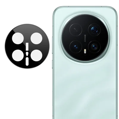 IMAK For Honor Magic8 Pro 5G Full Coverage Camera Lens Protector Tempered Glass HD Clear Lens Film (Black Version)