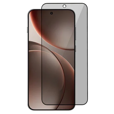 Oppo Find X9 5G Anti-Peep Full Screen Protector Full Glue Black Edge 180 Degree Anti-Spy Tempered Glass Film