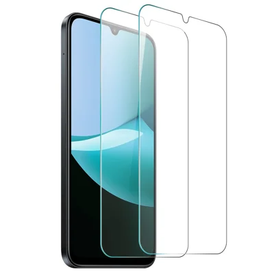 NORTHJO A+ 2Pcs Tempered Glass Film for Xiaomi Redmi 15C 4G (EU) (173mm) / 15C 5G (EU) (173mm) / Poco C85 4G (173mm) 0.3mm 2.5D HD Screen Protector (NOT Complete Covering)