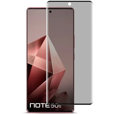 IMAK для Infinix Note 50s 5G Anti Spy Tempered Glass Side Glue Full Screen Protector (No Edge Version)