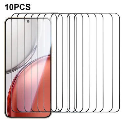 RURIHAI 10Pcs For Honor Magic8 Lite 5G / X9d 5G / X70 5G Full Glue High Aluminium-Silicon Glass Film 0.26mm 2.5D Full Screen Protector