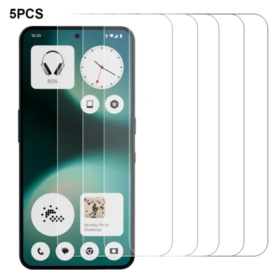5Pcs For Nothing Phone (3a) Lite 5G Front Screen Protector 0.3mm 2.5D Tempered Glass Clear Film