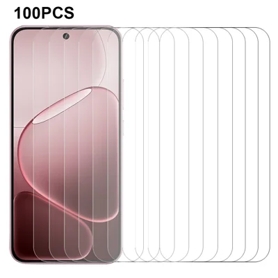 100Pcs For Oppo A6x 4G / A6x 5G / A6x 5G (India) / A6t 5G / A6t 4G / A6s 4G / A6s 5G / A6 4G / A6 5G (Global) Full Glue Tempered Glass (NOT Complete Covering) (No Package, w / Wipes, Dust-absorber, Guide Sticker)