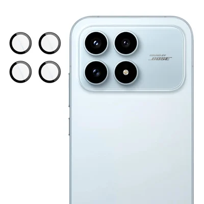 IMAK voor Xiaomi Redmi K90 5G / Poco F8 Pro Gehard Glas Volledige Dekking Cameraobjectiefbeschermer met Zelfpositionerend Frame (Verkleinde Versie)
