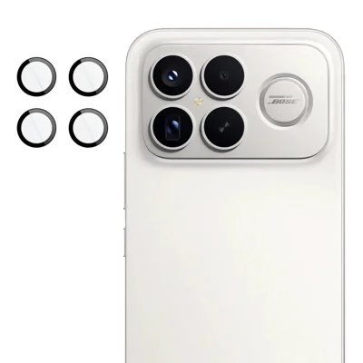 IMAK For Xiaomi Redmi K90 Pro Max 5G / Poco F8 Ultra Tempered Glass Full Coverage Camera Lens Protector with Self Positioning Frame (Complete Covering)