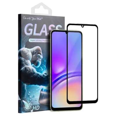 DO AS YOU WISH For Samsung Galaxy A05 4G  /  A05s 4G Screen Protector Silk Printing Full Glue High Aluminum-silicon Glass Film