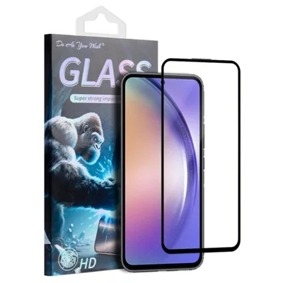 DO AS YOU WISH For Samsung Galaxy A54 5G Screen Protector Silk Printing Full Glue High Aluminum-silicon Glass Film