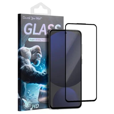 Samsung Galaxy S24 FE Bildschirmschutz Seidendruckung Vollverklebung Hochaluminium-Siliziumglas-Folie