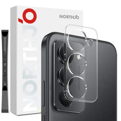 NORTHJO Camera Lens Protector For Xiaomi Redmi 15 4G (EU) (171mm)  /  15 5G (EU) (171mm)  /  15 5G (Global) (169mm) Tempered Glass HD Clear 3D Full Coverage