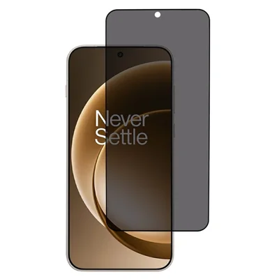 Per OnePlus 15 5G Anti Spy Privacy Screen Protector 2.5D Arc Edge Full Glue Full Cover High Aluminium-silicon Glass Film (Fingerprint Unlock)