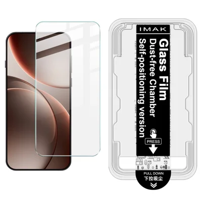 IMAK H Series For Oppo Find X9 Pro 5G Tempered Glass Screen Protector Easy Installation Film with Auto Dust-Remove Tool - Transparent Kit (NOT Complete Covering) (Fingerprint Unlock)